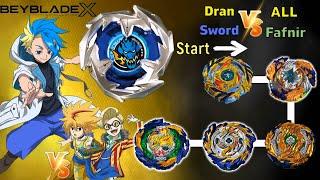 【Dran Sword VS ALL Fafnir】 Beyblade X Battle ベイブレードX ドランソード 베이블레이드 X 드랜소드
