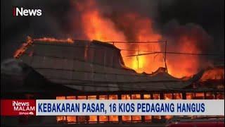 16 Kios Pedagang Pasar Bandar Buat Padang Terbakar, 14 Mobil Damkar Dikerahkan #iNewsMalam 20/12