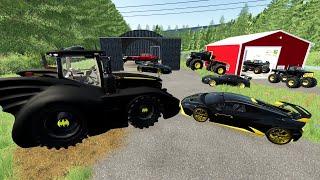 Finding Superhero cars in abandoned barns | Farming Simulator 22