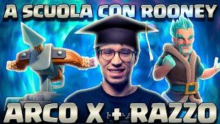 A SCUOLA CON ROONEY: ARCO-X CYCLE... SPAMMIAMO RAZZI! - CLASH ROYALE ITA