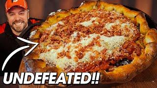Undefeated 7lb Deep Dish Pizza Challenge in Louisville, Kentucky!!