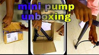 Mini pump unboxing || gopal tech w || tech hub telugu