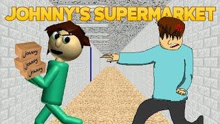 Maze is so not fun! | Johnny's Supermarket v1.2 [Baldi's Basics Mod]