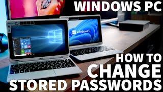 How to View Saved Passwords on Windows 10 - Find and Change Stored Passwords for Websites on Windows