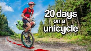 I Spent 20 DAYS Bikepacking across Latvia on a Unicycle. Here's the full story