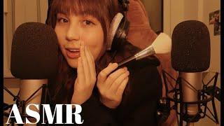 ASMR ぞわぞわするマイクブラシ&耳元で囁きTingly Mic Brushing&Whisper Ear to Ear