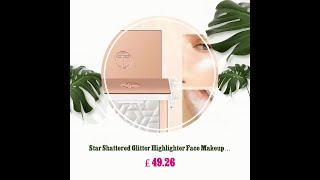 Star Shattered Glitter Highlighter Face Makeup Blush