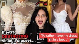 These "Wedding Dress Redesign's" NEED To Be Stopped...