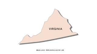 How To Draw Virginia Map