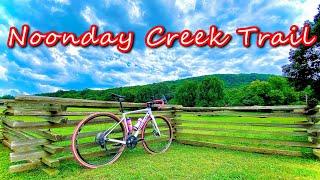 Japanese cyclist visits Noonday Creek Trail in Georgia!