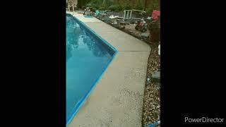 How to resurface concrete pool deck and how to place non-flowable SikaFlex1a in the expansion joints