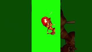 Cartoon Character Green Screen | 4K No Copyright | Free Stock Footage #viral