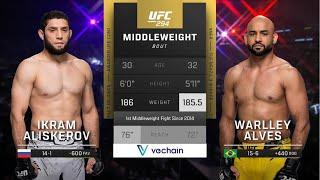 Ikram Aliskerov vs Warlley Alves Full Fight Full HD