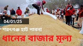 4 January 2025 আজকের ধানের বাজার দর | paddy rice market price rates in pabna Bangladesh