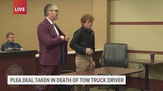 Plea deal taken in death of tow truck driver