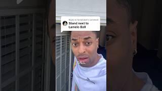 I played 1v1 basketball vs Lamelo Ball #shorts