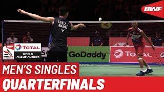 QF | MS | Kento MOMOTA (JPN) [1] vs. LEE Zii Jia (MAS) [14] | BWF 2019