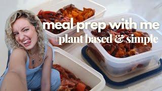 meal prep with me | vegan student lunch ideas 