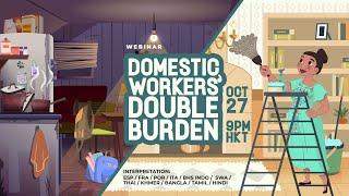 IDWF Webinar 2024: #domesticworkers Double Burden