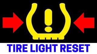 (Part 1) Low Tire Pressure Warning Light Reset & REINITIALIZE!