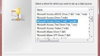 WITTIER# Enable ODBC Data Source in Windows 7