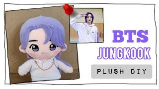 KPOP DOLL TUTORIAL : BTS JUNGKOOK PLUSH DIY | BUTTER MV Version