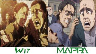 Wit Studio VS MAPPA - Attack on Titan 4 Season
