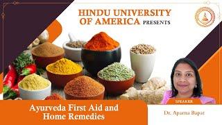 Ayurveda First Aid & Home Remedies Webinar - Saturday, July 13, 2024