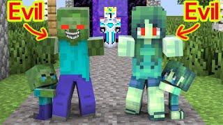 Baby Zombie Saves His Parents ? - Sad Story - Minecraft Animation