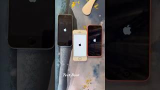 Test Boot - iPhone 5s vs 5c vs Se 2016