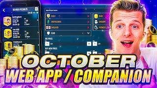 FIFA MILLIONAIRES GUIDE TO OCTOBER TRADING ON WEB APP / COMPANION APP