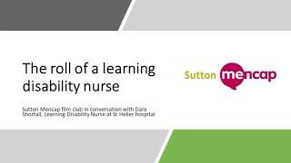 The Role of A Learning Disability Nurse