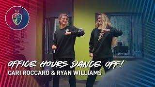 NC Courage // Cari Roccaro & Ryan Williams Teach The Office Some Moves!