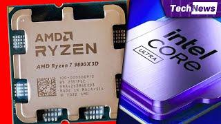 Ryzen 9800X3D stark überarbeitet! / Intels neue CPUs ein Verkaufserfolg ... und Fehleranfällig!