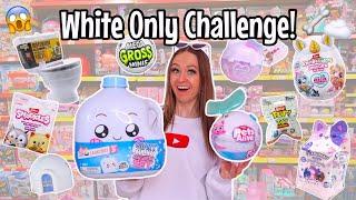 Shop with me for *WHITE ONLY* Mystery Toys Challenge!!️‍️ *OMG JACKPOT!!🫢* | Rhia Official