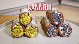 Cannoli sicilianos, alta repostería en casa