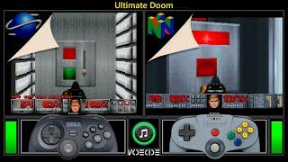 [Hack] Ultimate Doom (Sega Saturn vs Nintendo 64) Real Hardware Comparison