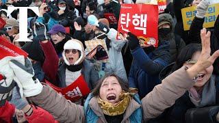 Jubilation in Seoul as South Korea MPs vote to impeach president