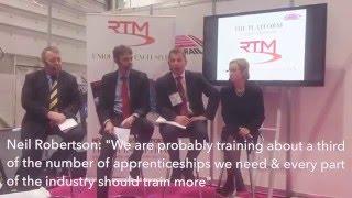 Neil Robertson speaking at InfraRail 2016