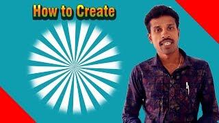 How to create round glitter effect in Photoshop | Valavan Tutorials