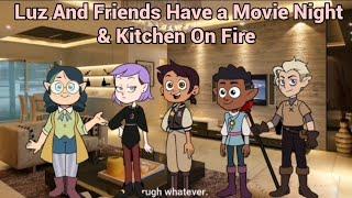 Luz And Friends Have a Movie Night & Kitchen On Fire | The Owl House Animation