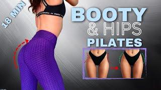 18 min Pilates Challenge: Booty & Hips | At Home Pilates Workout