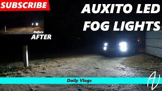 HOW TO Install AUXITO LED Fog Lights - Super Bright - Fast & Easy - Daily Vlog