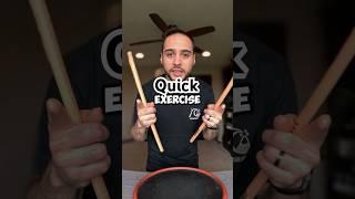 Can you do this quick 60 second exercise?  #drummer #paradiddles #rudiments #learndrums #drumming