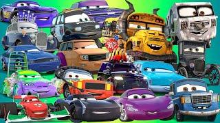 Looking For Disney Pixar Cars Lightning McQueen,Profesor Zundapp,Cruz Ramirez,Miss Fritter,Snotrod