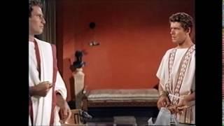 BEN HUR'S SURPRISE RETURN SHOCKS MESSALA, BEN HUR 1959 Stephen Boyd