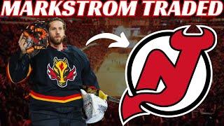 Huge NHL Trade - Flames Trade Jacob Markstrom to Devils