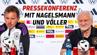 Gesamte DFB-Pressekonferenz mit Nagelsmann und Völler