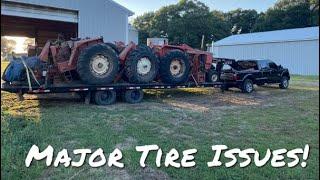 Crazy haul out of Northern Indiana… Major tire issues!