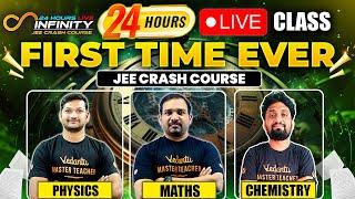 First Time Ever!| 24 Hours JEE Crash Course Part 1 |JEE 2025| JEE Maths |JEE Physics| JEE Chemistry